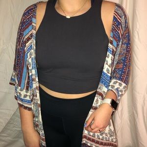 Multi color cardigan/ shawl